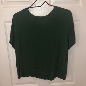 Green H&M shirt